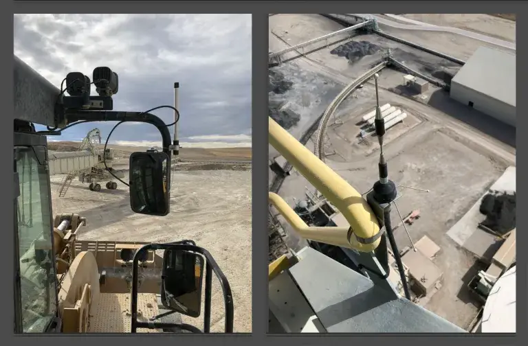 Cement factory antennas
